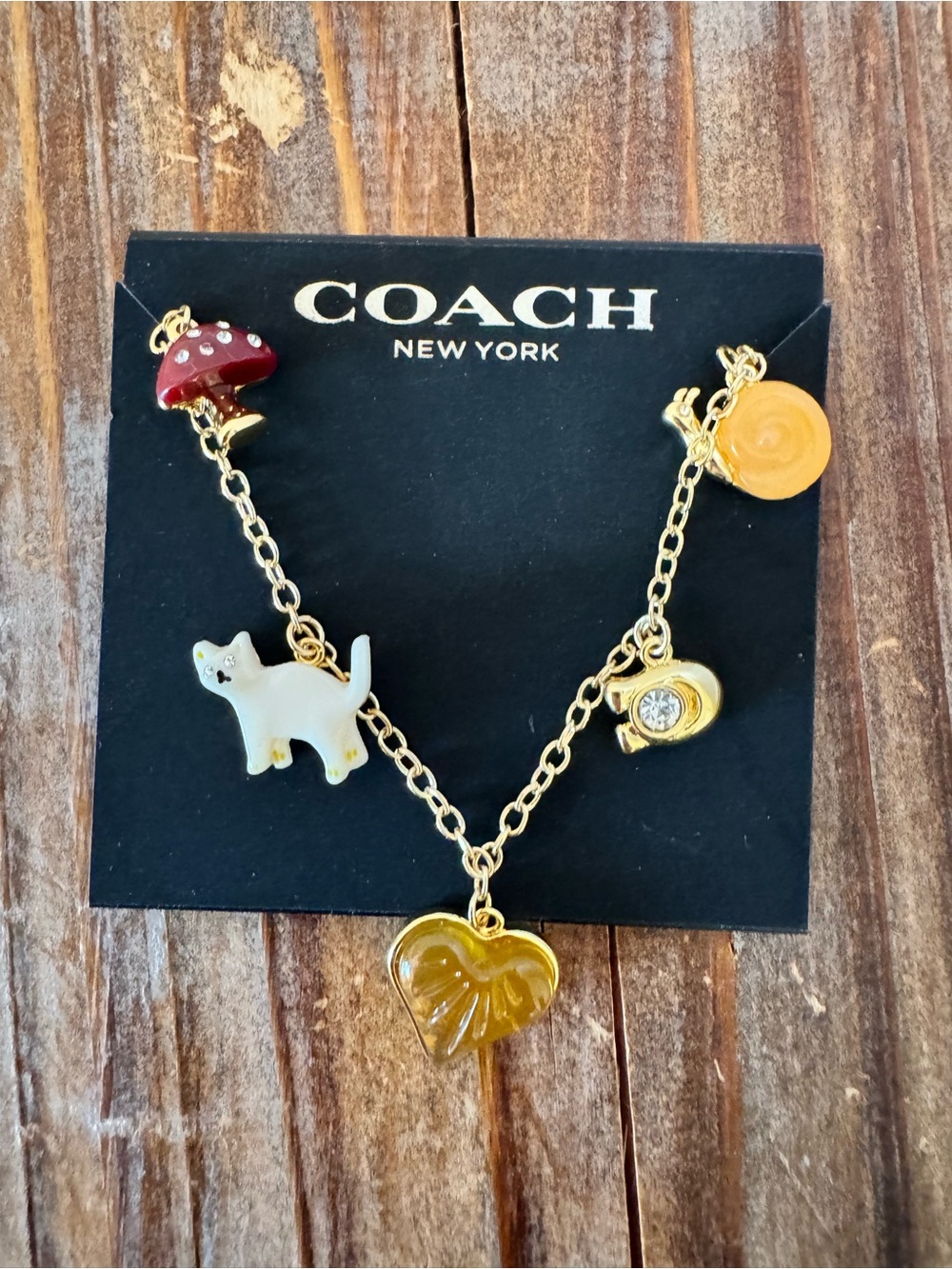 Coach Creature Multi Charm Bracelet, NWOT - Picture 10 of 16
